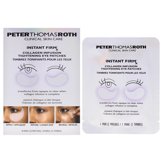 Instant Firmx Collagen Infusion Tightening Eye Patches 16 Pc Patches