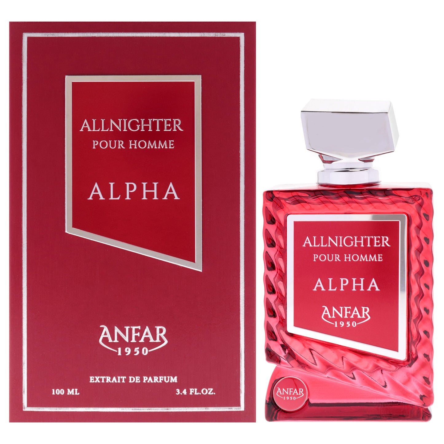 All Nighter - Alpha by Anfar for Men - 3.4 oz Extrait De Parfum Spray