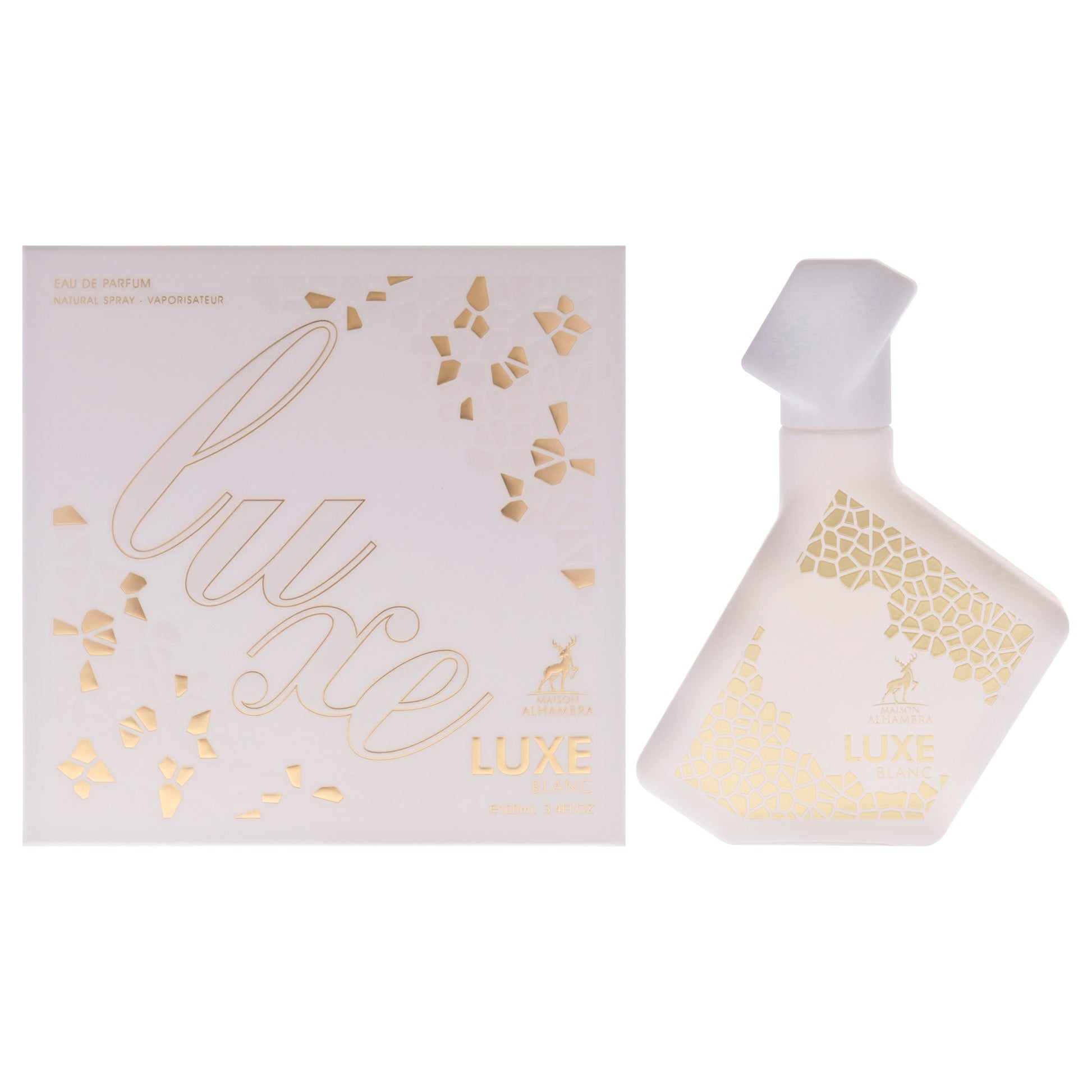 Luxe - Blanc by Maison Alhambra for Men - 3.4 oz EDP Spray