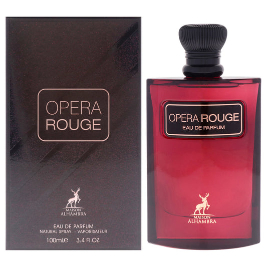 Opera -  Rouge by Maison Alhambra for Unisex - 3.4 oz EDP Spray