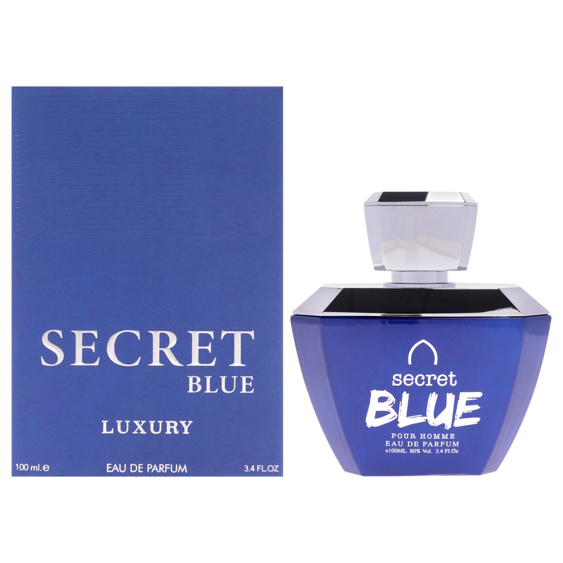 Luxury Collection - Secret Blue by Khalis for Men - 3.4 oz EDP Spray