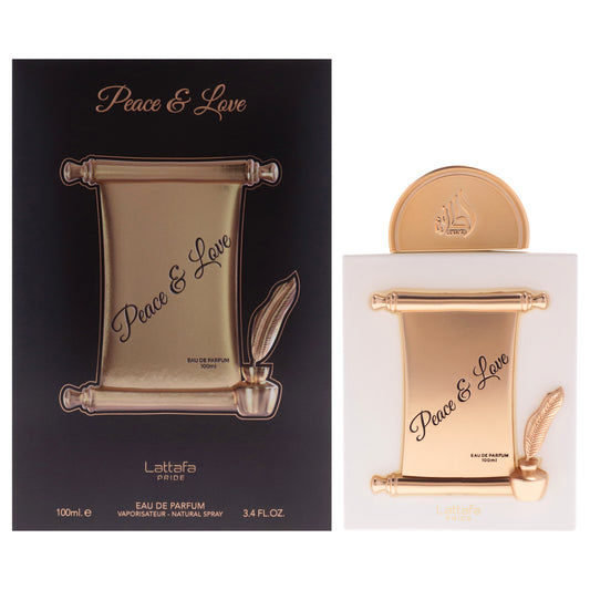 Pride - Peace and Love by Lattafa for Unisex - 3.4 oz EDP Spray