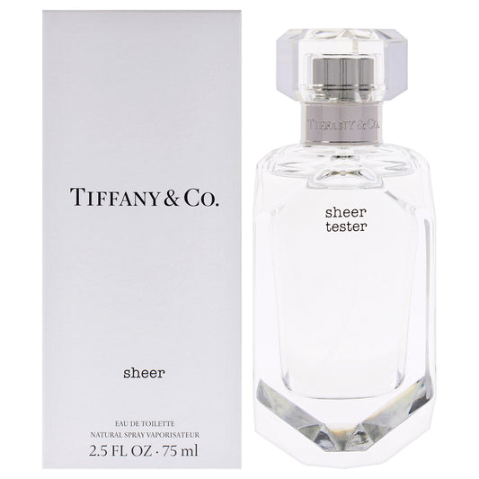 Sheer by Tiffany and Co. for Women - 2.5 oz EDT Spray (Tester)