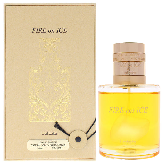 Fire on Ice by Lattafa for Unisex - 3.7 oz EDP Spray