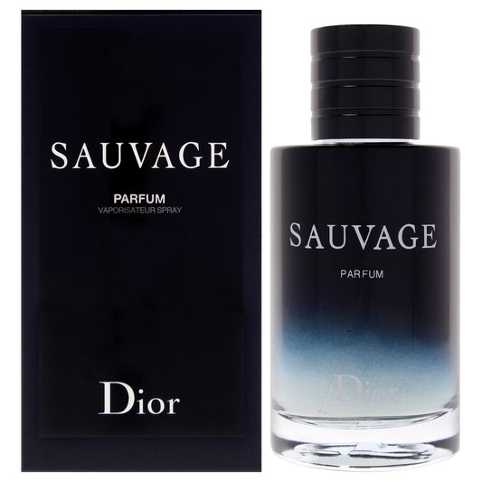Sauvage 3.4 oz Parfum Spray (Refillable)