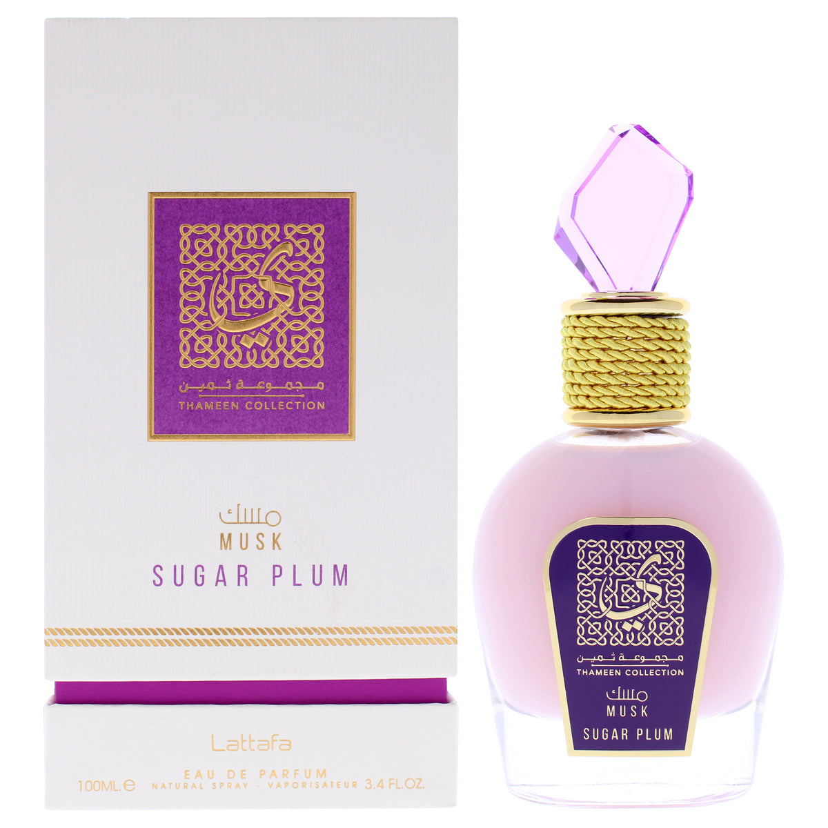 Thameen Collection - Musk Sugar Plum by Lattafa for Unisex - 3.4 oz EDP Spray