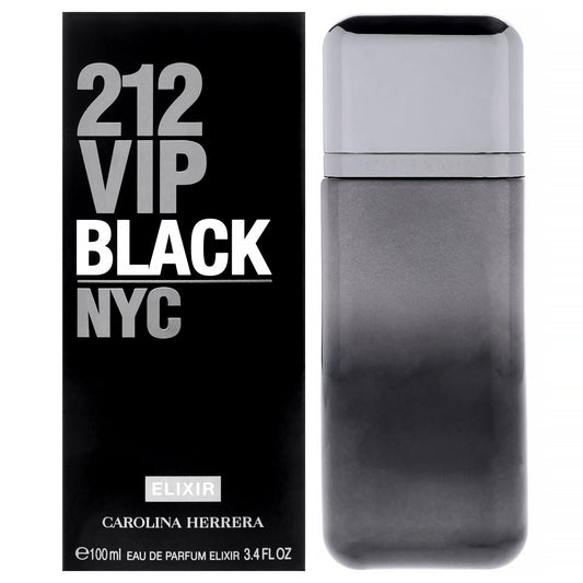 212 VIP Black Elixir by Carolina Herrera for Men - 3.4 oz EDP Spray