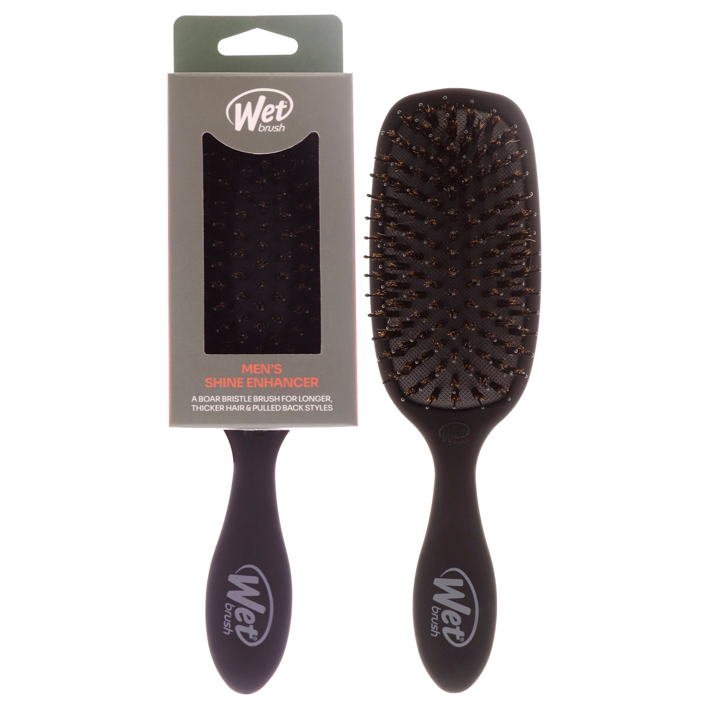 Mens Shine Enhancer - Black 1 Pc Brush