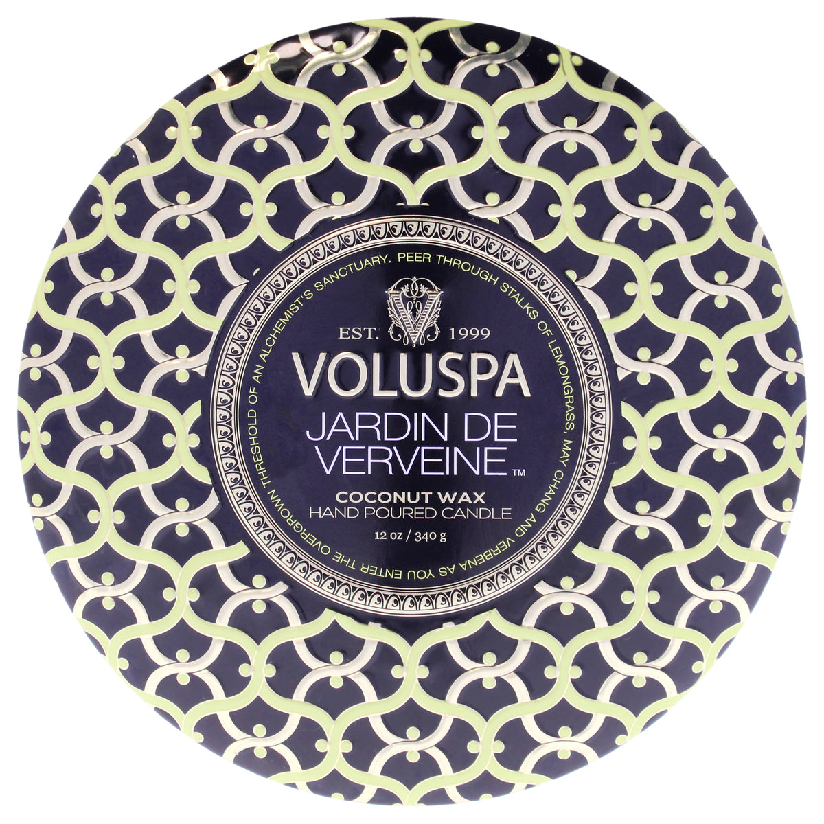 Maison Noir Collection 3 Wick Tin Candle - Jardin De Verveine by Voluspa for Unisex - 12 oz Candle