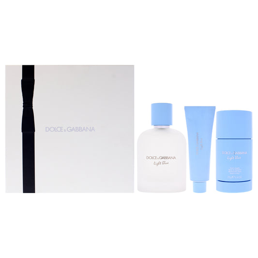Light Blue 3 Pc Gift Set 3.38oz EDT Spray