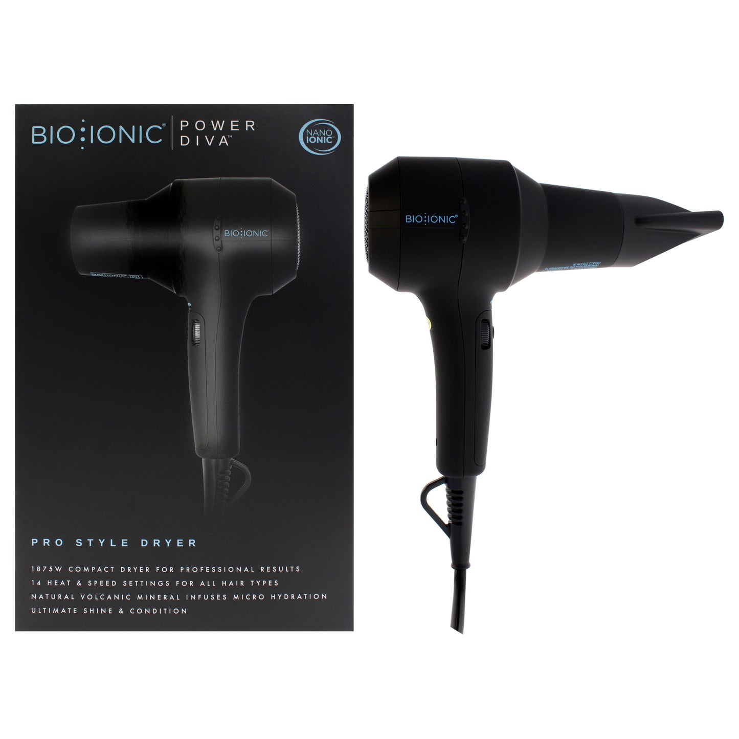 PowerDiva Pro Speed Dryer - Black 1 Pc Hair Dryer