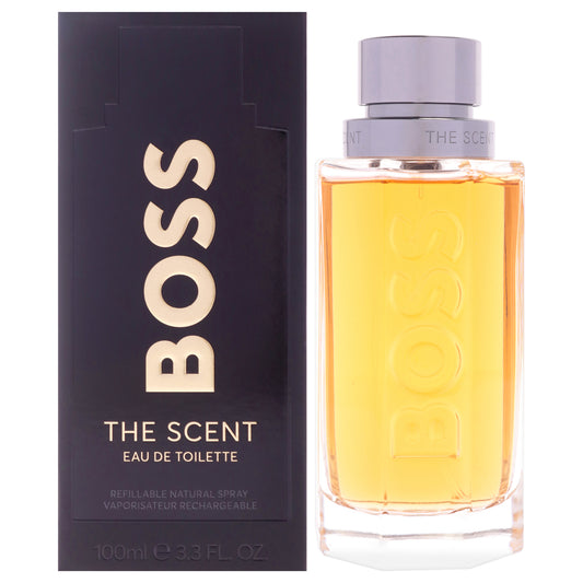 Boss The Scent by Hugo Boss for Men - 3.3 oz EDT Spray (Refillable)