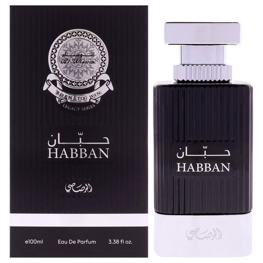 Al Wisam Habban by Rasasi for Men - 3.38 oz EDP Spray