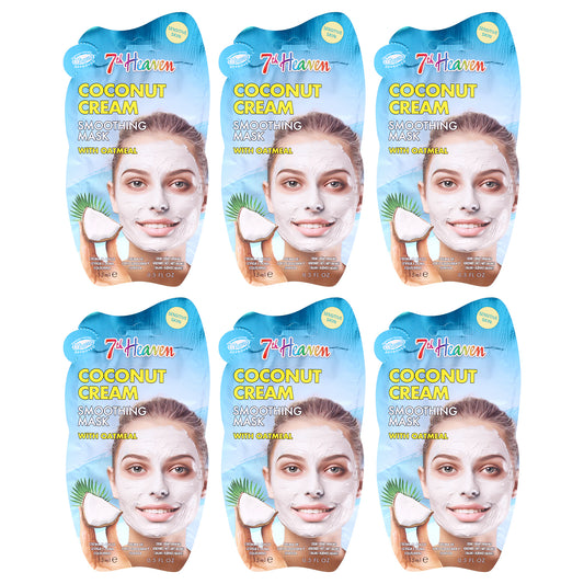 Coconut Cream by 7th Heaven for Women - 6 x 0.5 oz Mask