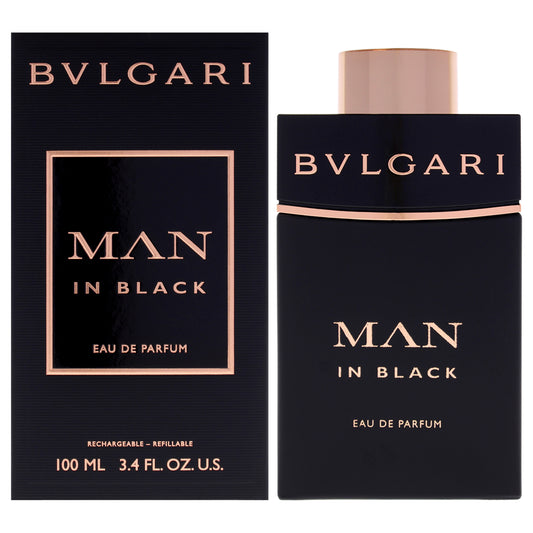 Man In Black by Bvlgari for Men - 3.4 oz EDP Spray (Refillable)