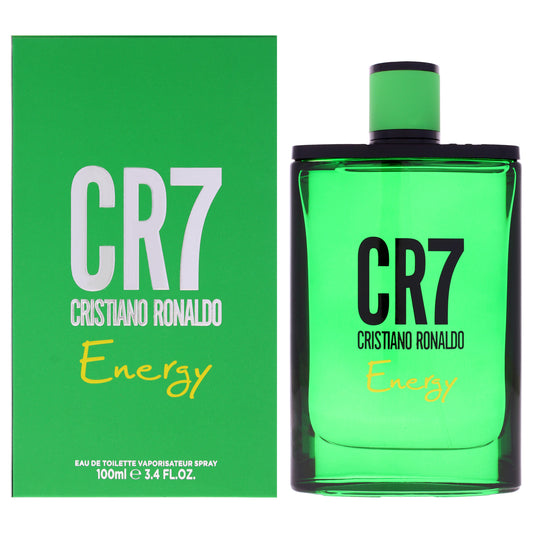 CR7 Energy by Cristiano Ronaldo for Men - 3.4 oz EDT Spray