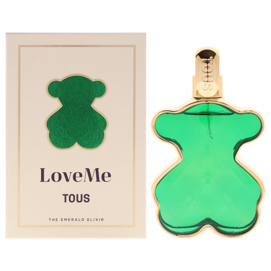 Tous Love Me The Emerald Elixir by Tous for Women - 3 oz Parfum Spray