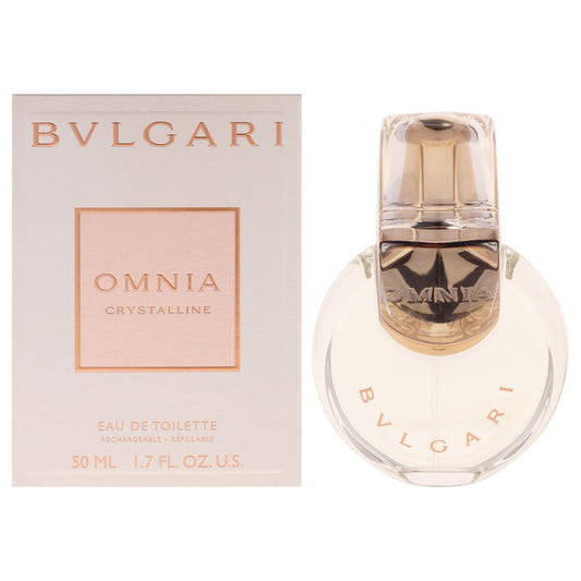 Omnia Crystalline by Bvlgari for Women - 1.7 oz EDT Spray (Refillable)