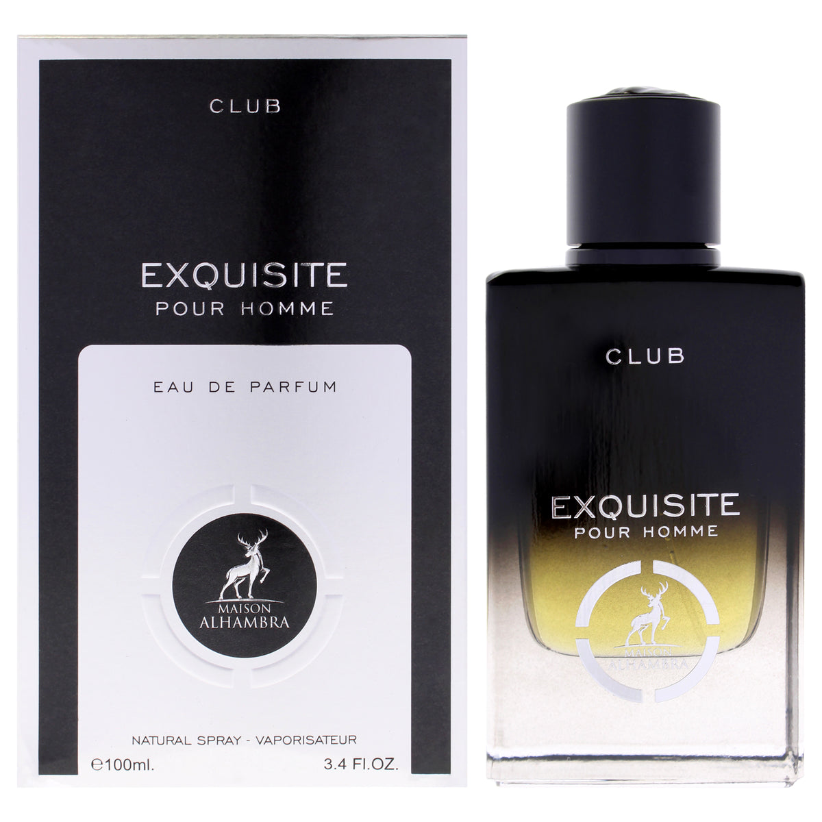 Club Exquisite by Maison Alhambra for Men - 3.4 oz EDP Spray