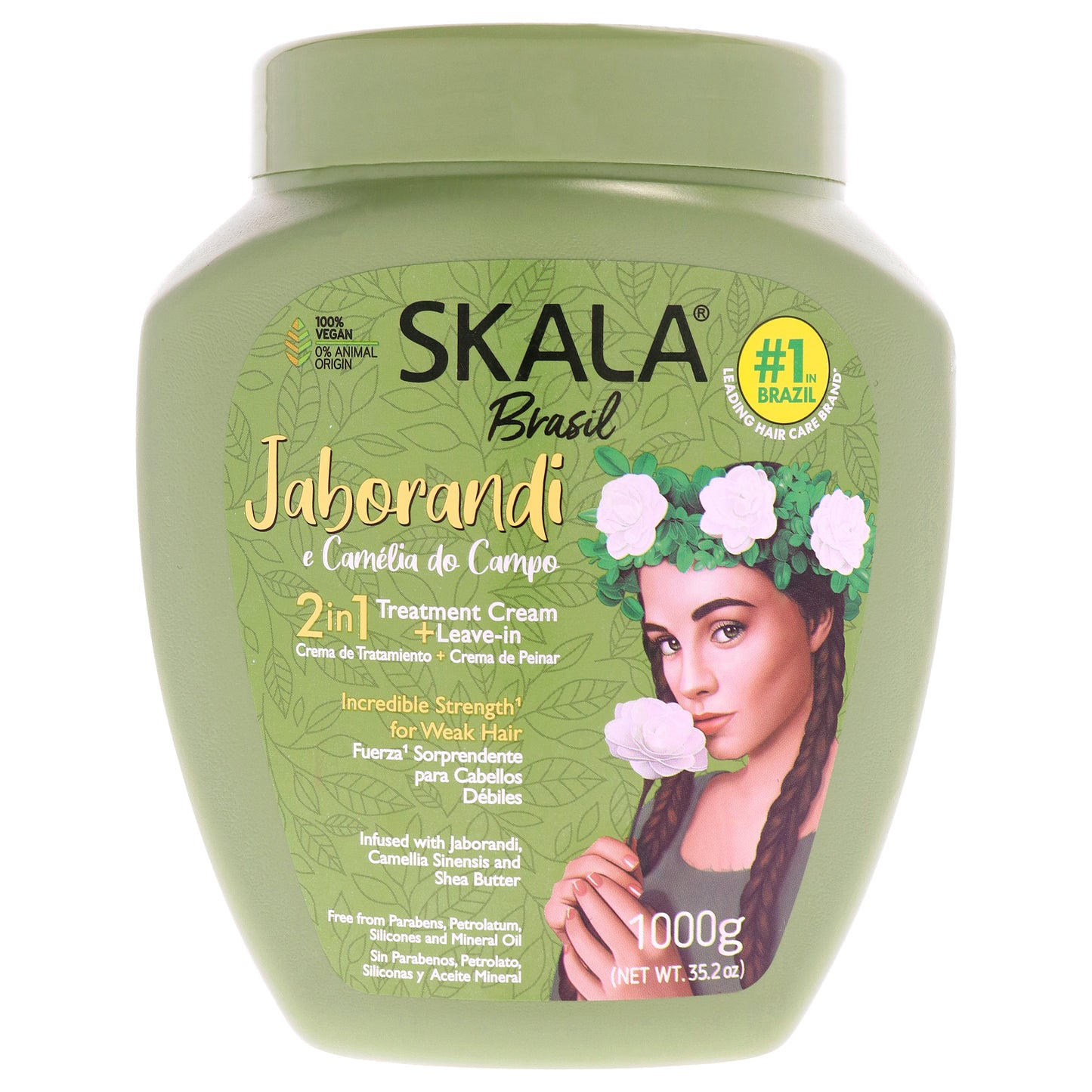 2in1 Jaborandi and Camellia Hair Treatment Conditioning Cream by Skala for Women - 35.2 oz Treatment