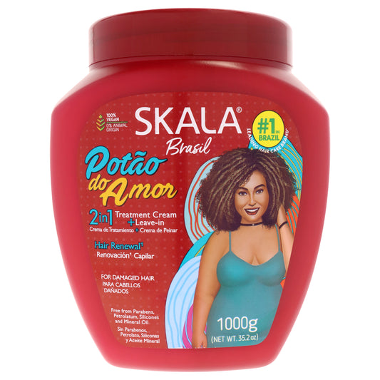 2in1 Love Pot Hair Treatment Conditioning Cream For Damaged Hair by Skala for Women - 35.2 oz Cream