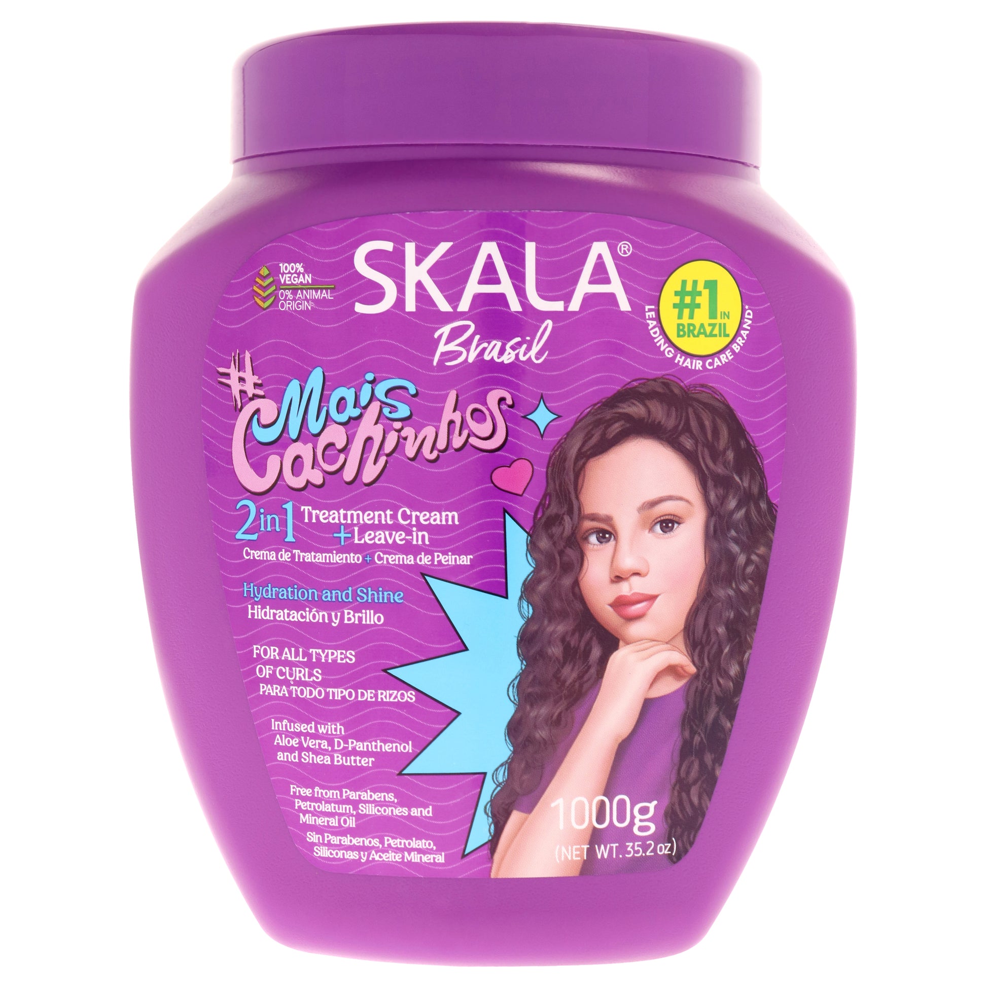 2in1 More Curls Treatment Cream by Skala for Kids - 35.2 oz Cream
