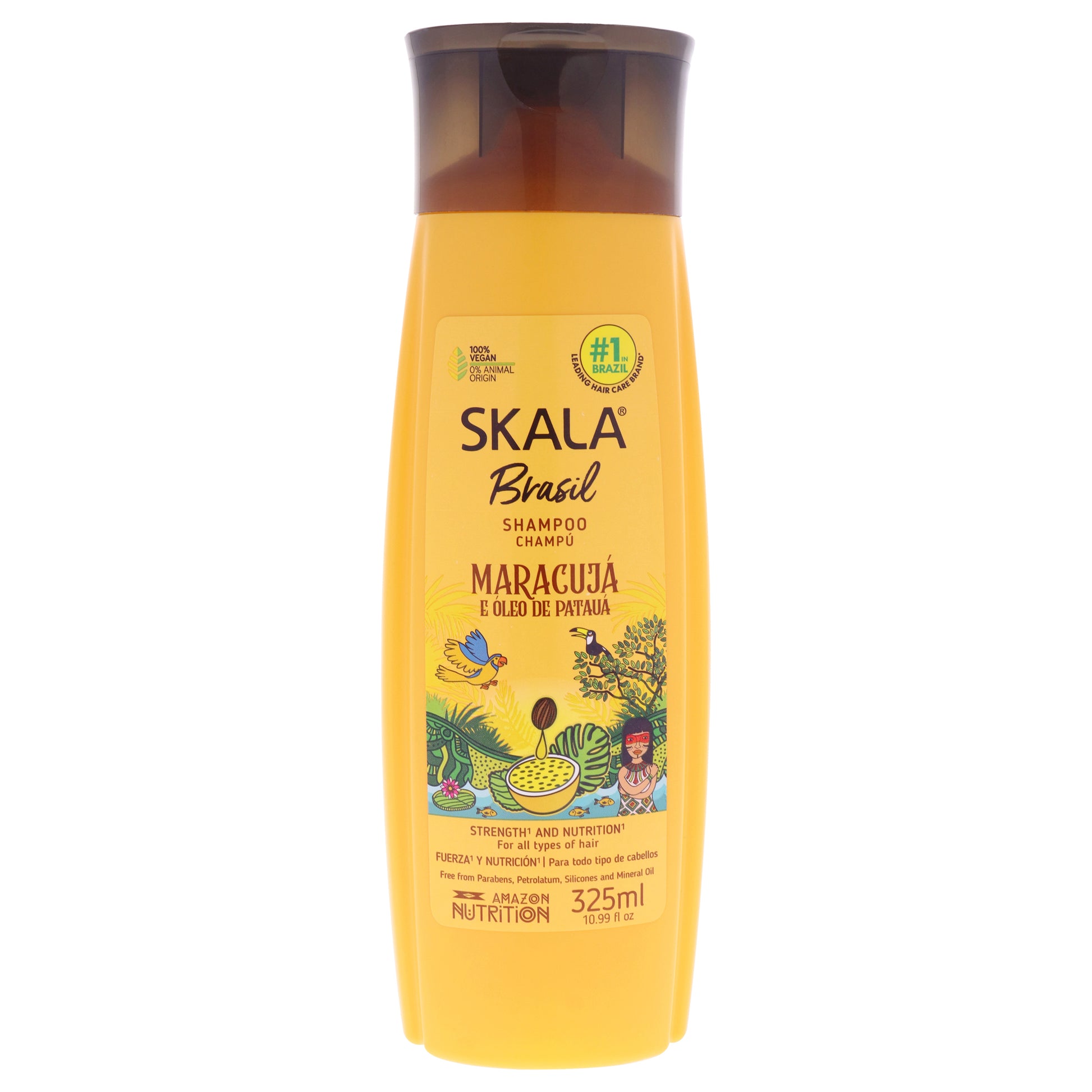 Brasil Passion Fruit and Amazonian Olive Oil Shampoo by Skala for Women - 10.99 oz Shampoo