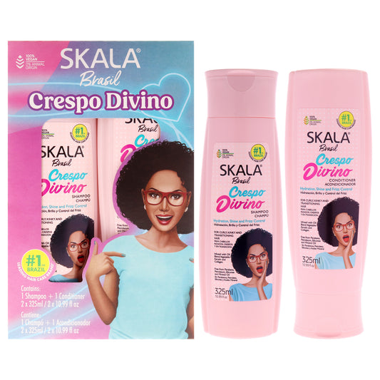 Divine Curls Kit by Skala for Women - 2 Pc 10.99oz Shampoo, 10.99oz Conditioner