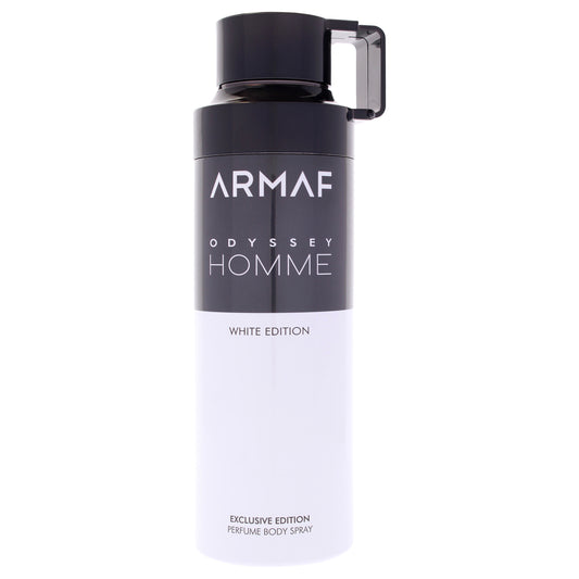 Odyssey - Homme White Edition by Armaf for Men - 6.8 oz Body Spray