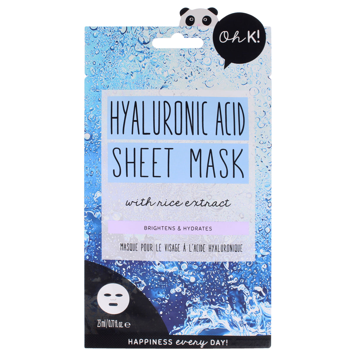 Sheet Mask - Hyaluronic Acid by Oh K! for Unisex - 1 Pc Mask