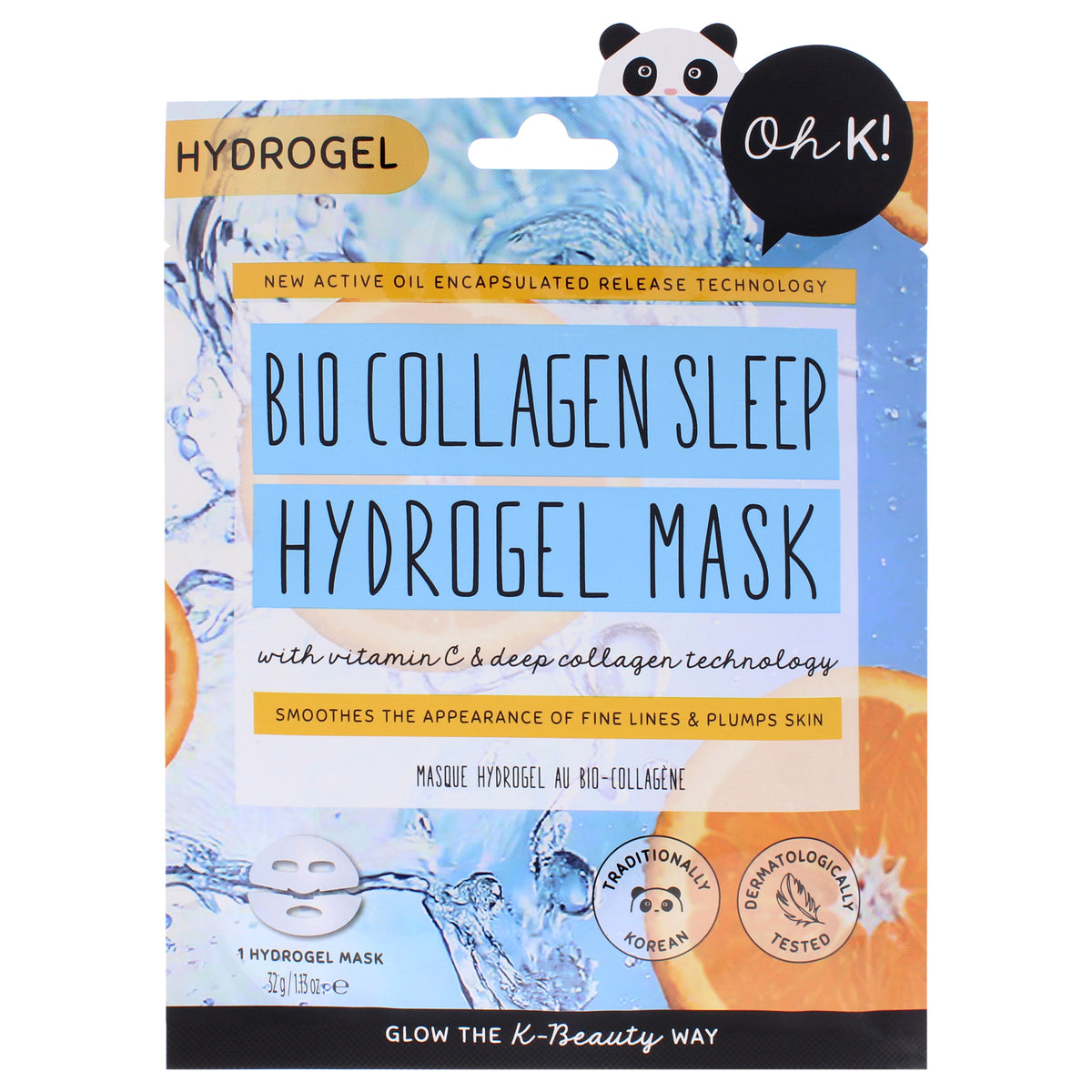 Hydrogel Sheet Mask - Bio Collagen Sleep by Oh K! for Unisex - 1 Pc Mask