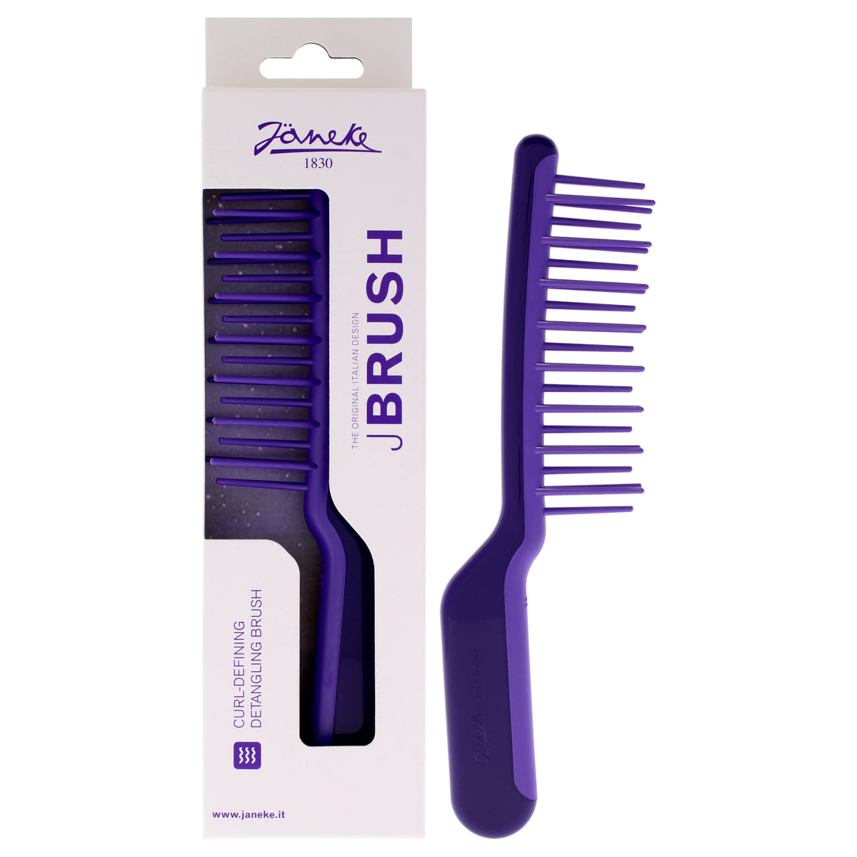 J Brush - Purple by Janeke for Unisex - 1 Pc Hair Brush