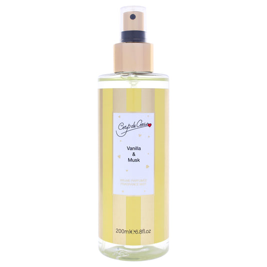 Vanilla and Musk by Coup De Coeur for Women - 6.8 oz Fragrance Mist