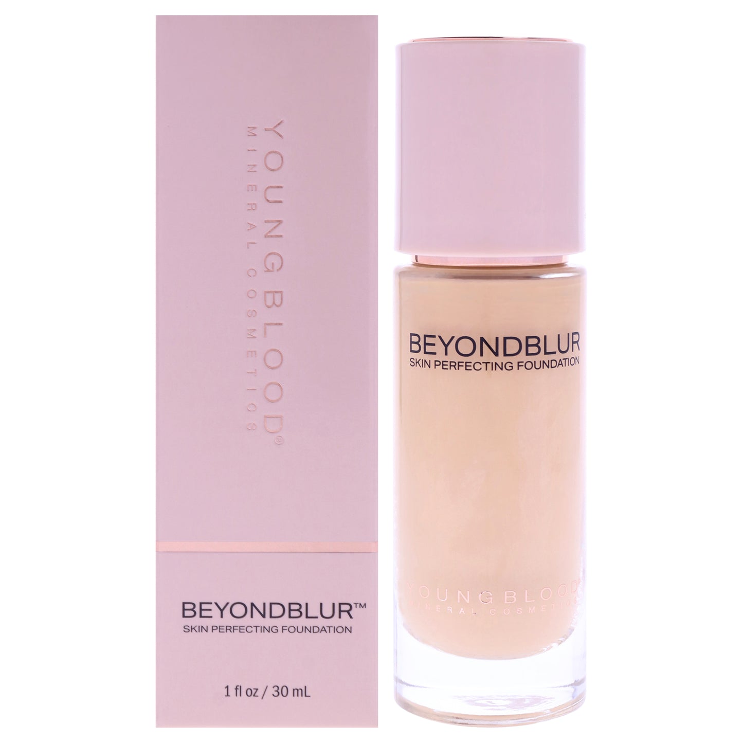 BeyondBlur Skin Perfecting Foundation - LW2 Light with Warm Undertones by Youngblood for Women - 1 oz Foundation