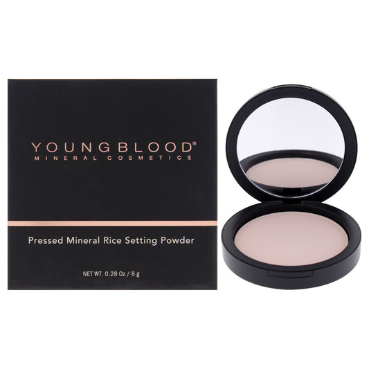 Pressed Mineral Rice Setting Powder - Pink by Youngblood for Women - 0.28 oz Powder