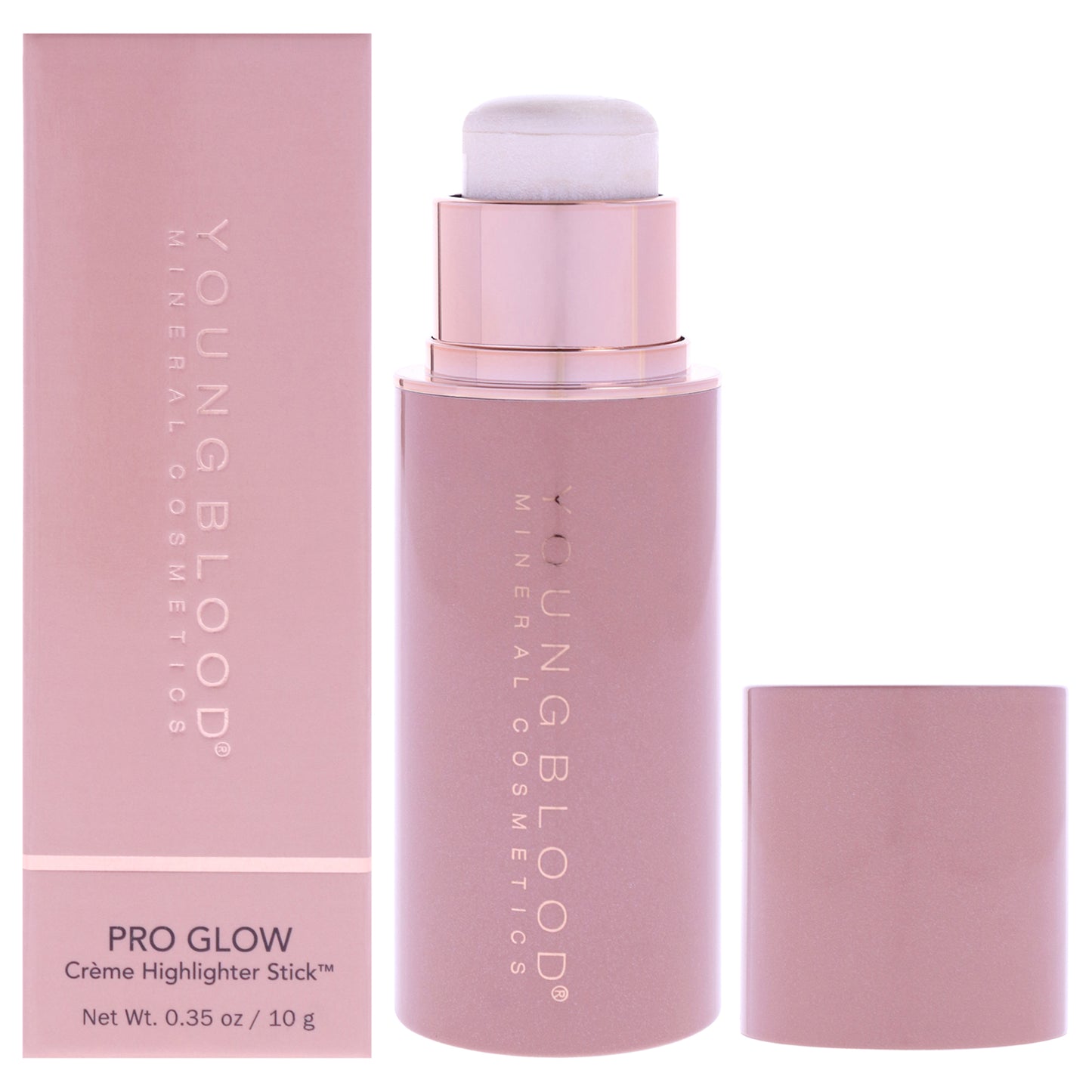Pro Glow Creme Highlighter Stick - Moonlit by Youngblood for Women - 0.35 oz Highlighter