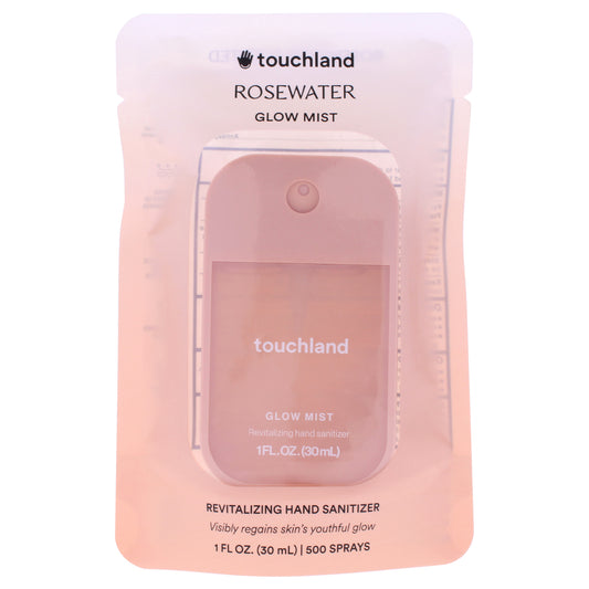 Glow Mist Hand Sanitizer - Rosewater by Touchland for Unisex - 1 oz Hand Sanitizer