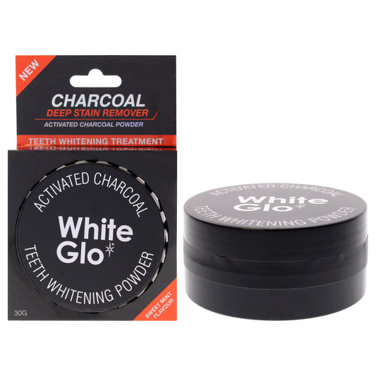 Activated Charcoal Teeth Whitening Powder - Sweet Mint by White Glo for Unisex - 1.05 oz Powder