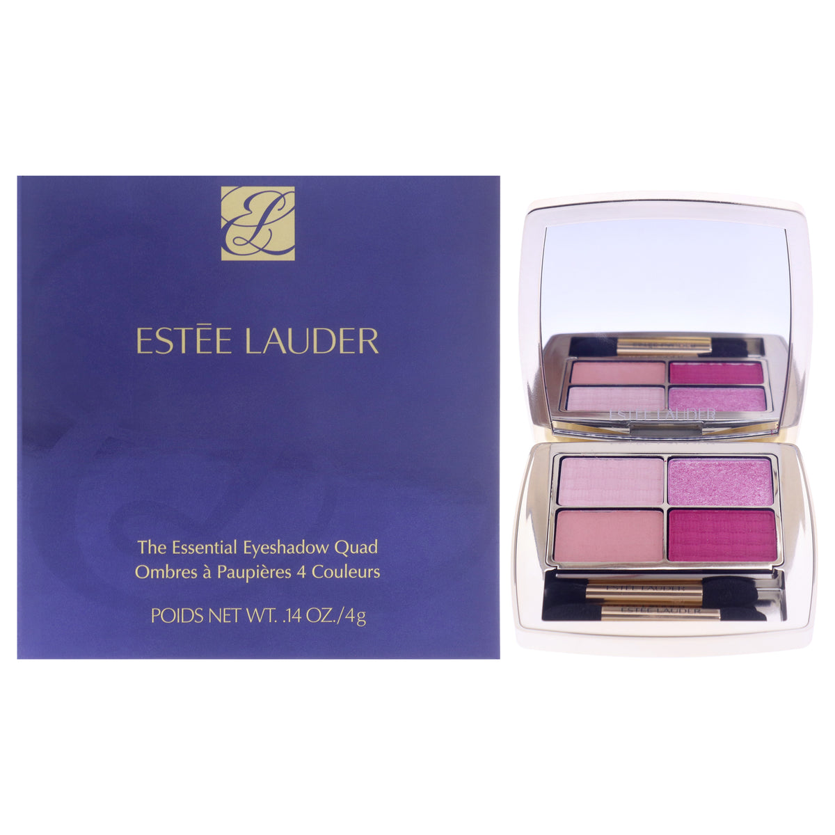 The Essential Eyeshadow Quad - Happiest Hour by Estee Lauder for Women - 0.14 oz Eye Shadow