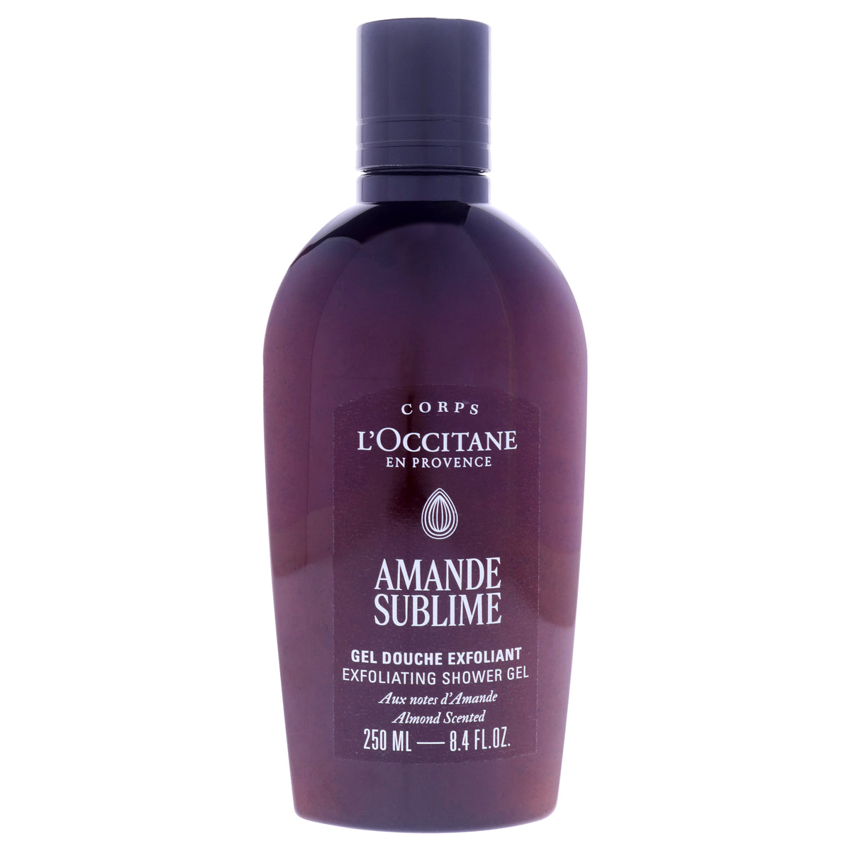 Almond Sublime Exfoliating Shower Gel by LOccitane for Unisex - 8.4 oz Shower Gel