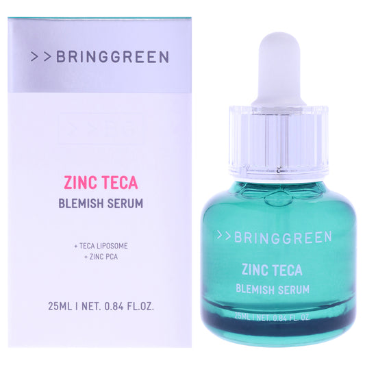 Zinc Teca Blemish Serum by Bring Green for Unisex - 0.84 oz Serum