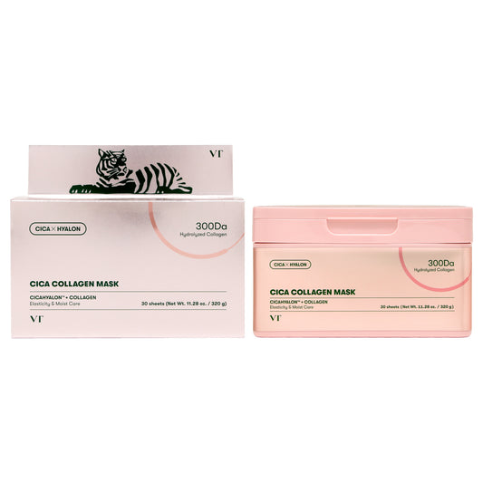 Cica Collagen Mask by Vt Cosmetics for Women - 30 Pc Mask
