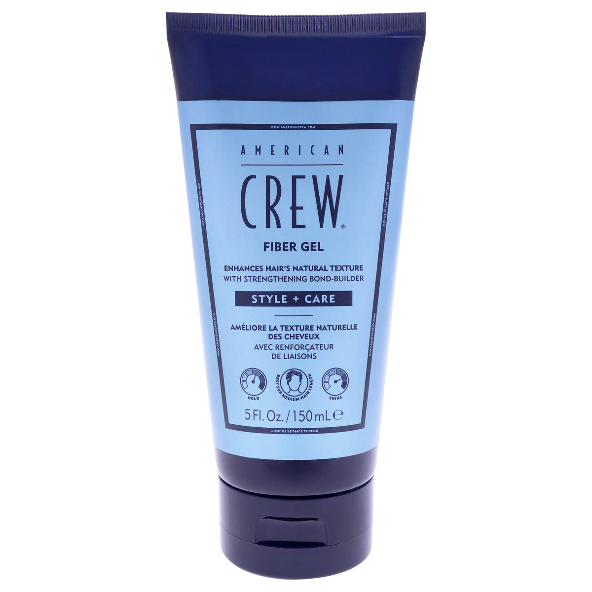 Fiber Gel by American Crew for Men - 5 oz Gel