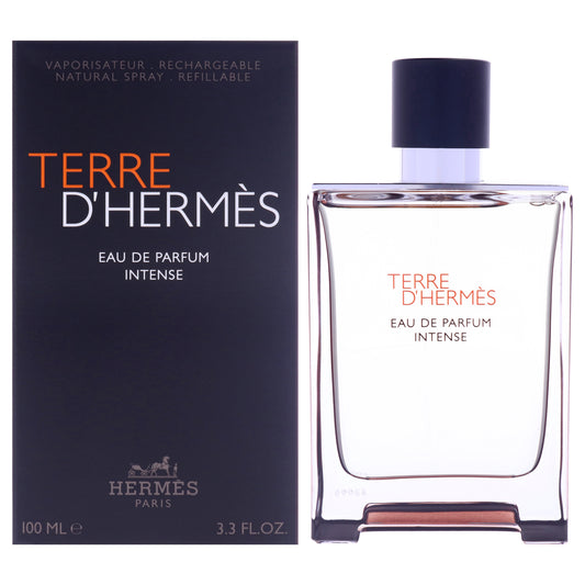 Terre DHermes Intense by Hermes for Men - 3.3 oz EDP Spray (Refillable)