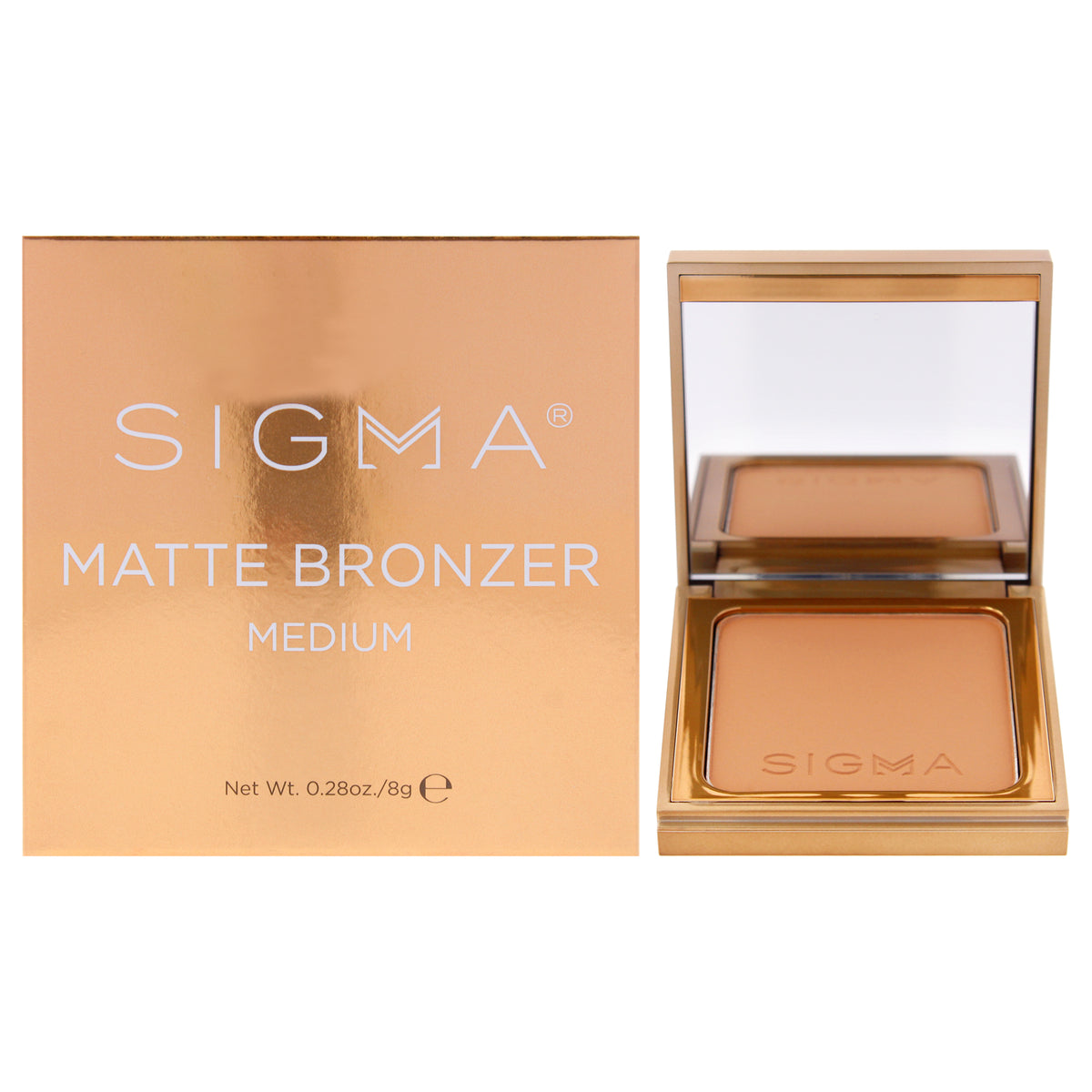 Matte Bronzer - Medium by SIGMA for Women - 0.28 oz Bronzer