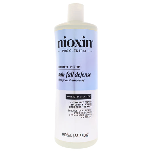 Ultimate Power Hair Fall Defense Shampoo by Nioxin for Unisex - 33.8 Shampoo
