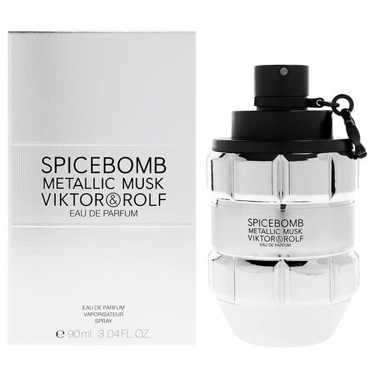 Spicebomb Metallic Musk by Viktor and Rolf for Men - 3.04 oz EDP Spray