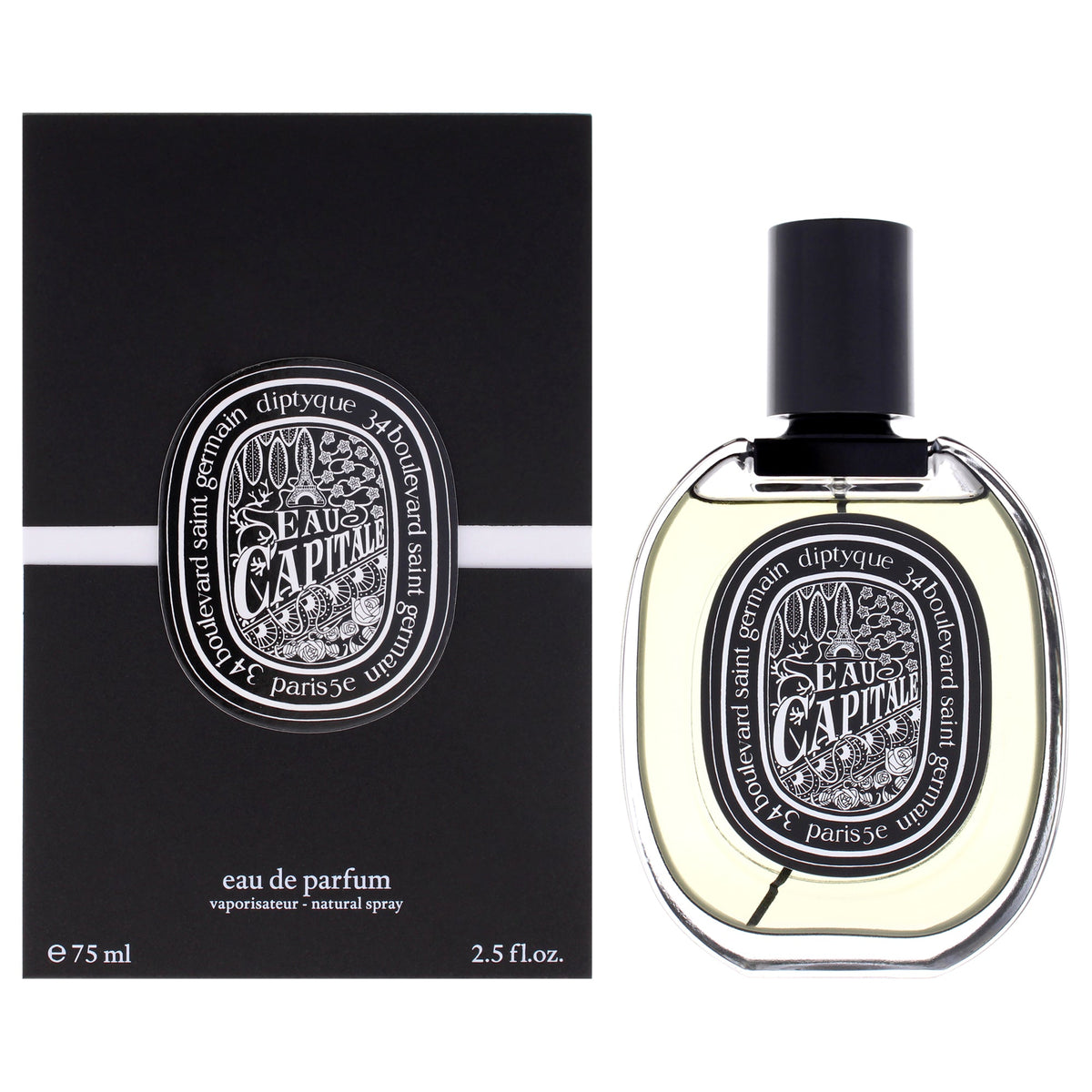 Eau Capitale by Diptyque for Unisex - 2.5 oz EDP Spray