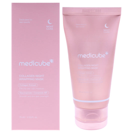 Collagen Night Wrapping Mask by Medicube for Women - 2.53 oz Mask