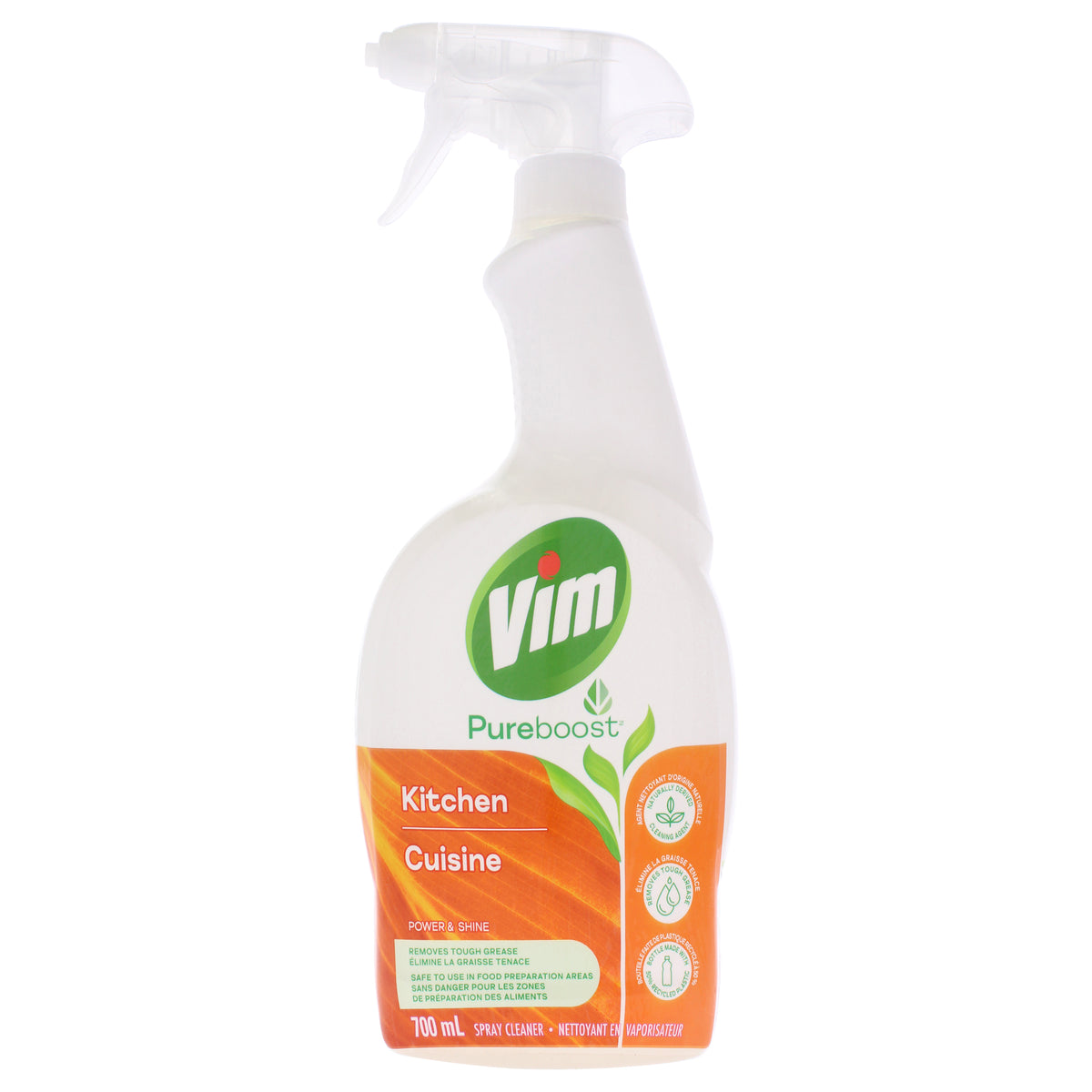 Pureboost Power and Shine Kitchen Cleaner Spray by Vim for Unisex - 23.6 oz Cleaner Spray